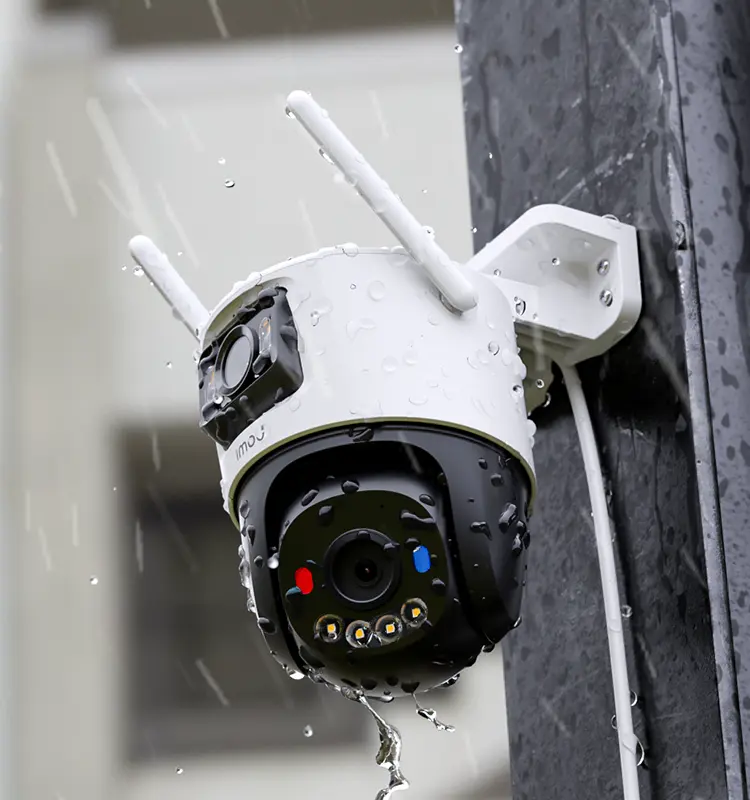 camara de seguridad en el exterior